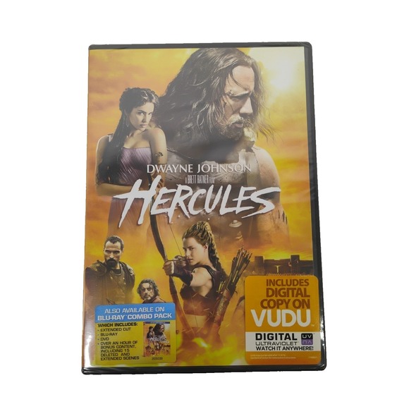 Other - Hercules‎ (DVD, 2014 + Digital) Dwayne Johnson "The Rock" New Sealed